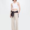 Pantalones de tiro alto con dobladillo dividido GapFit Tech Pantalones de tiro alto con dobladillo dividido GapFit Tech