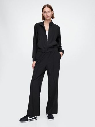 Pantalones de tiro alto con dobladillo dividido GapFit Tech