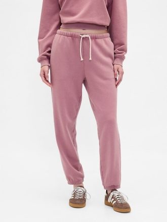 Pantalones deportivos ajustados de felpa francesa de peso pesado