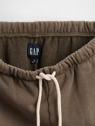 Pantalones deportivos ajustados de felpa francesa de peso pesado