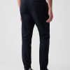 Pantalones deportivos ajustados de lona Pantalones deportivos ajustados de lona