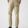 Pantalones deportivos ajustados de lona Pantalones deportivos ajustados de lona