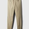 Pantalones deportivos ajustados de lona Pantalones deportivos ajustados de lona