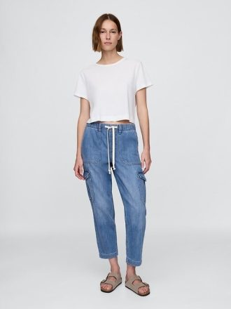 Pantalones deportivos cargo de mezclilla fáciles de usar