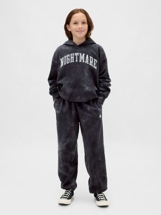 Pantalones deportivos holgados con calaveras vintage de Gap × Disney Tim Burton’s Pesadilla antes de Navidad para niños