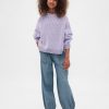 Pantalones deportivos holgados de mezclilla de tiro alto para niños