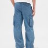 Pantalones deportivos holgados de mezclilla para niños Pantalones deportivos holgados de mezclilla para niños