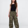 Pantalones deportivos holgados de popelina para niños Pantalones deportivos holgados de popelina para niños