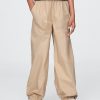 Pantalones deportivos holgados de popelina para niños Pantalones deportivos holgados de popelina para niños
