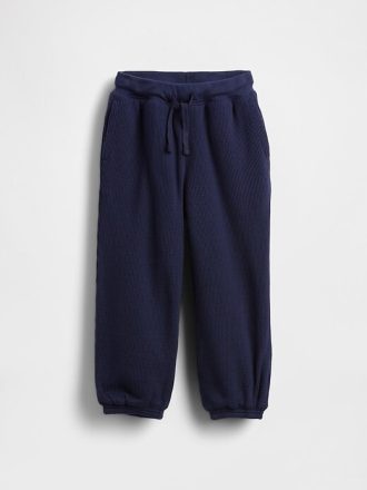Pantalones deportivos térmicos con forro de sherpa para bebés y niños pequeños