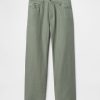 Pantalones holgados de espiga de lino y algodón de los años 90 Pantalones holgados de espiga de lino y algodón de los años 90