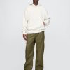 Pantalones holgados de paracaídas de sarga