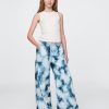 Pantalones holgados fáciles de teñir con efecto tie-dye de mezclilla ultrasuave para niños Pantalones holgados fáciles de teñir con efecto tie-dye de mezclilla ultrasuave para niños