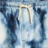 Pantalones holgados fáciles de teñir con efecto tie-dye de mezclilla ultrasuave para niños Pantalones holgados fáciles de teñir con efecto tie-dye de mezclilla ultrasuave para niños