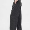 Pantalones plisados de sarga cepillada de tiro alto 365 Pantalones plisados de sarga cepillada de tiro alto 365