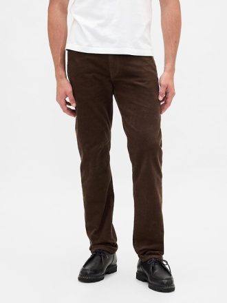 Pantalones rectos de pana