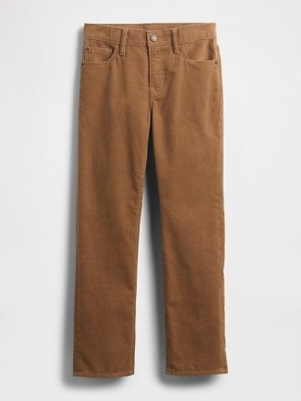 Pantalones rectos originales de pana para niños de los 90