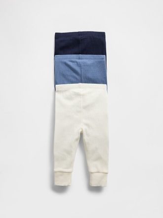 Pantalones TinyRib favoritos para bebés (paquete de 3)