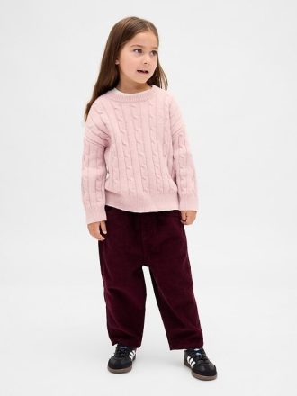 Pantalones tipo barril para bebés y niños pequeños