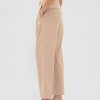 Pantalones tobilleros de sarga cepillada y tiro alto 365
