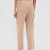 Pantalones tobilleros de sarga cepillada y tiro alto 365