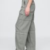 Pantalones utilitarios de tiro medio y cintura fácil