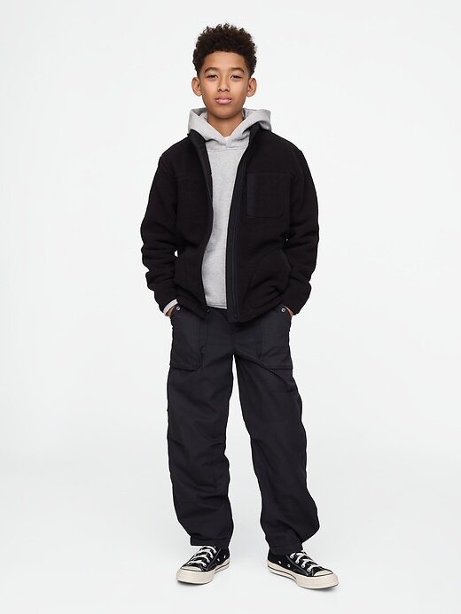 Pantalones utilitarios holgados para niños Pantalones utilitarios holgados para niños