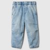 Pantalones vaqueros deportivos de paracaídas para bebés y niños pequeños Pantalones vaqueros deportivos de paracaídas para bebés y niños pequeños