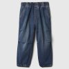 Pantalones vaqueros deportivos de paracaídas para bebés y niños pequeños Pantalones vaqueros deportivos de paracaídas para bebés y niños pequeños