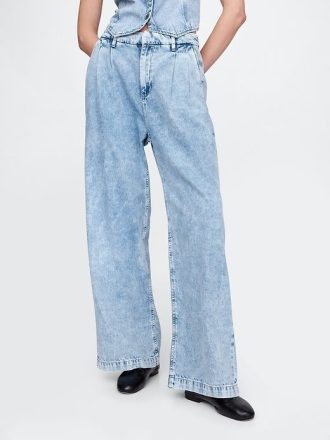 Pantalones vaqueros plisados  ultrasuaves de tiro alto 365