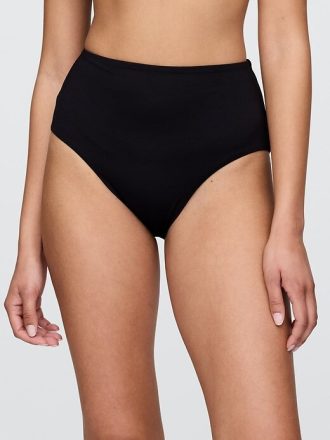 Parte inferior de bikini de tiro alto