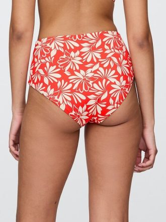 Parte inferior de bikini de tiro alto