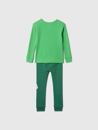 Pijama de algodón orgánico cepillado de Marvel para bebé y niño pequeño