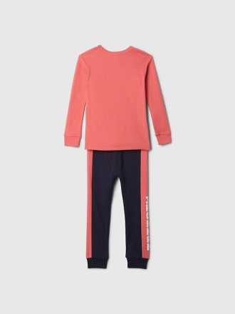 Pijama de algodón orgánico cepillado de Marvel para bebé y niño pequeño