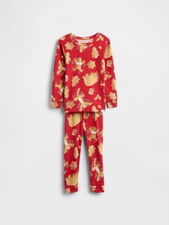 Pijama de algodón orgánico cepillado para bebés y niños pequeños de Gap × Disney