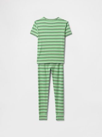 Pijama de algodón orgánico cepillado para niños