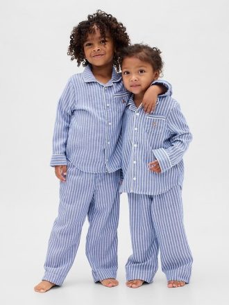 Pijama de franela reciclada para bebés y niños pequeños