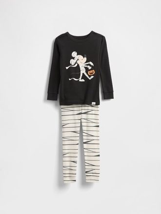 Pijama de Halloween de algodón orgánico cepillado para bebés y niños pequeños de Gap × Disney