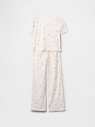 Pijama infantil de punto pointelle reciclado Pijama infantil de punto pointelle reciclado