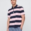 Polo a rayas con el logotipo de Gap × Malbon Polo a rayas con el logotipo de Gap × Malbon