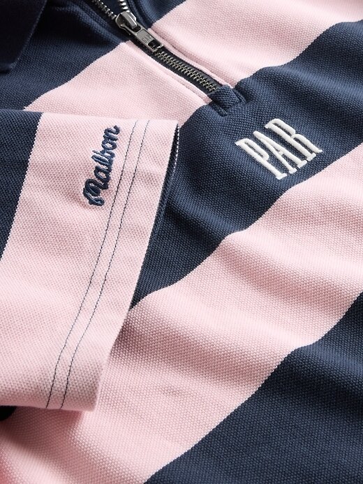 Polo a rayas con el logotipo de Gap × Malbon Polo a rayas con el logotipo de Gap × Malbon