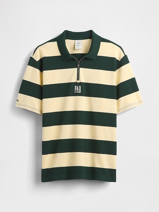 Polo a rayas con el logotipo de Gap × Malbon Polo a rayas con el logotipo de Gap × Malbon