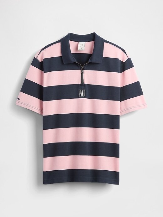 Polo a rayas con el logotipo de Gap × Malbon Polo a rayas con el logotipo de Gap × Malbon