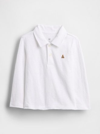 Polo de algodón orgánico para bebés y niños pequeños