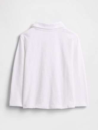 Polo de algodón orgánico para bebés y niños pequeños
