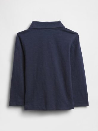 Polo de algodón orgánico para bebés y niños pequeños