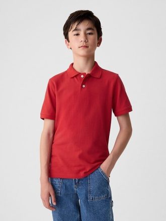 Polo de uniforme para niños