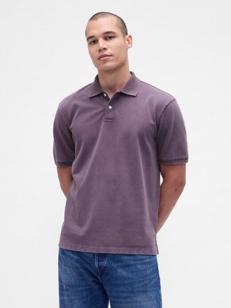 Polo piqué relajado