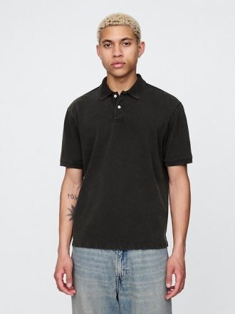 Polo piqué relajado