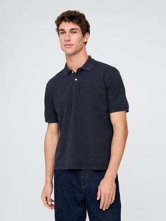 Polo piqué relajado
